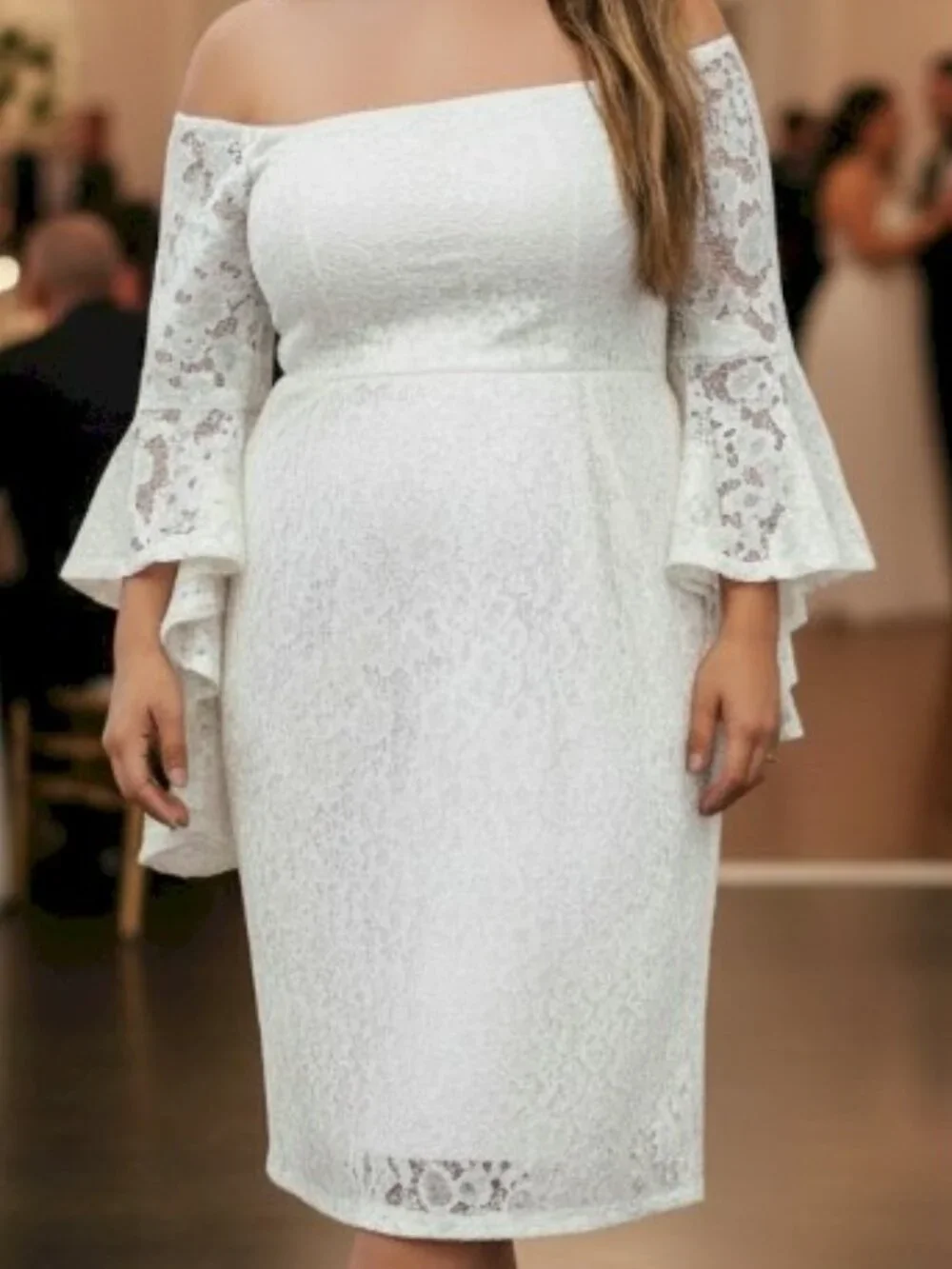 City Chic Ivory White Mystic Lace Dress Size XXL/24 New with Tags NWT